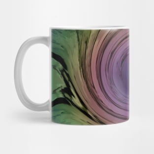 Tie Dye Rainbow Blossom Flower Mug